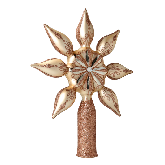 Champagne Star Tree Topper  Finials 2022-301