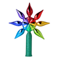 Vivid Aurora Zenith | Hand-Painted Glass Ornament | Blubom 2022-303