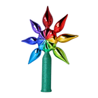 Vivid Aurora Zenith | Hand-Painted Glass Ornament | Blubom 2022-303