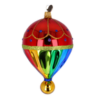 Painted Voyager | Hand-Painted Glass Ornament | Blubom 2022-306