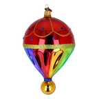 Painted Voyager | Hand-Painted Glass Ornament | Blubom 2022-306