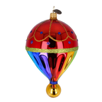 Painted Voyager | Hand-Painted Glass Ornament | Blubom 2022-306