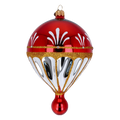 Scarlet Sovereign | Hand-Painted Glass Ornament | Blubom 2022-307