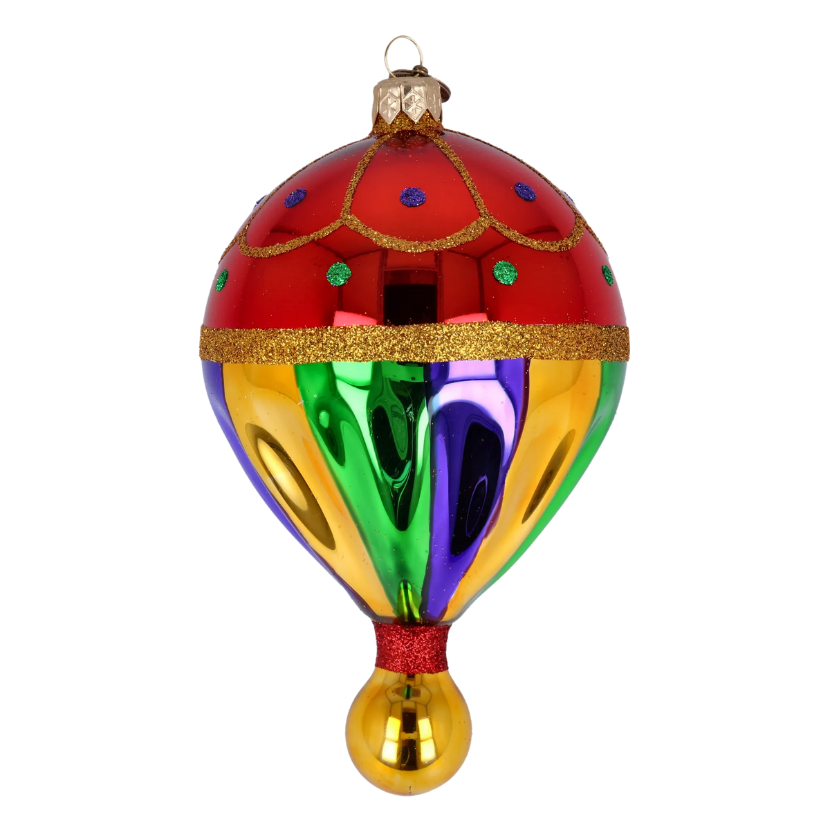 Sovereign Skyward Voyager | Hand-Painted Glass Ornament | Blubom 2022-308
