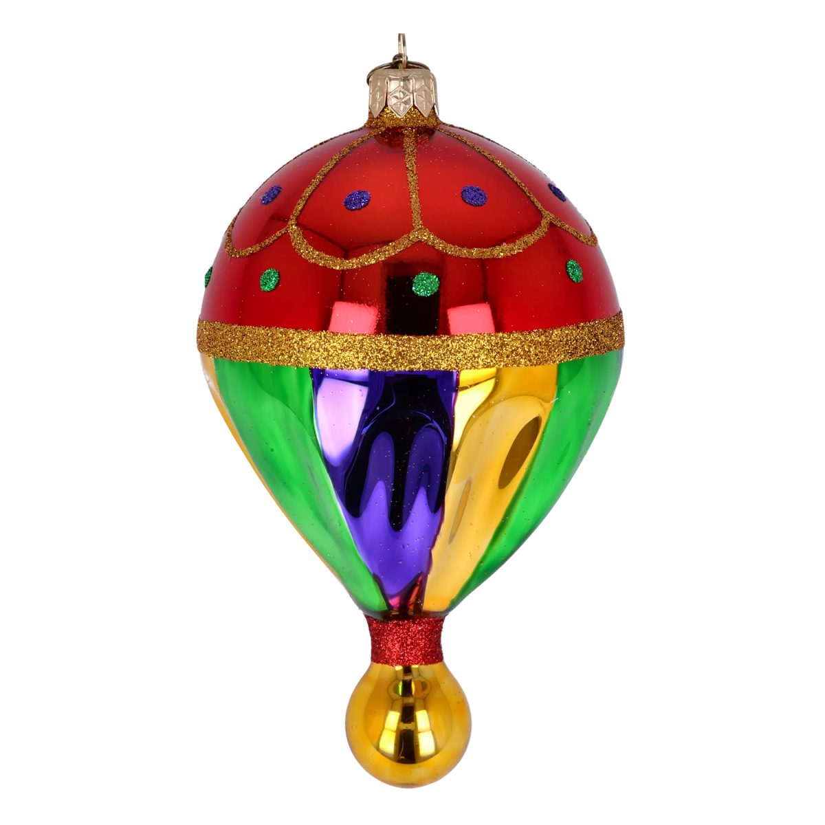 Sovereign Skyward Voyager | Hand-Painted Glass Ornament | Blubom 2022-308