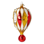 Gilded Solstice | Hand-Painted Glass Ornament | Blubom 2022-309