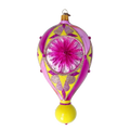 Magenta Meridian Echo | Hand-Painted Glass Ornament | Blubom 2022-311