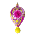 Magenta Meridian Echo | Hand-Painted Glass Ornament | Blubom 2022-311