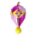 Load image into Gallery viewer, Fuchsia Sunburst Drop Premium christmas glass ornament 2022-311
