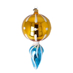 Gilded Arctic Echo | Hand-Painted Glass Ornament | Blubom 2022-312