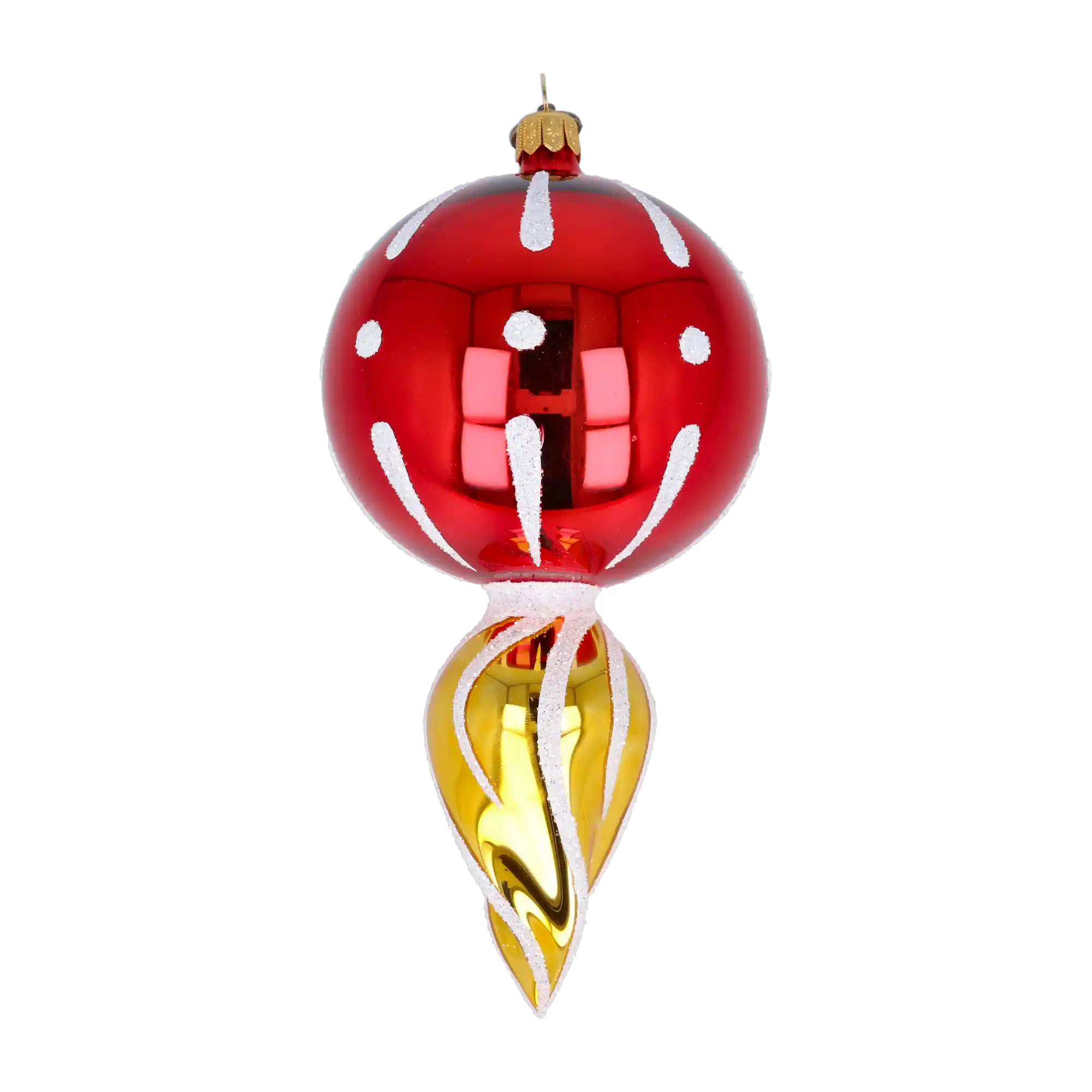Drop Sunshine. Handmade Glass Christmas ornament