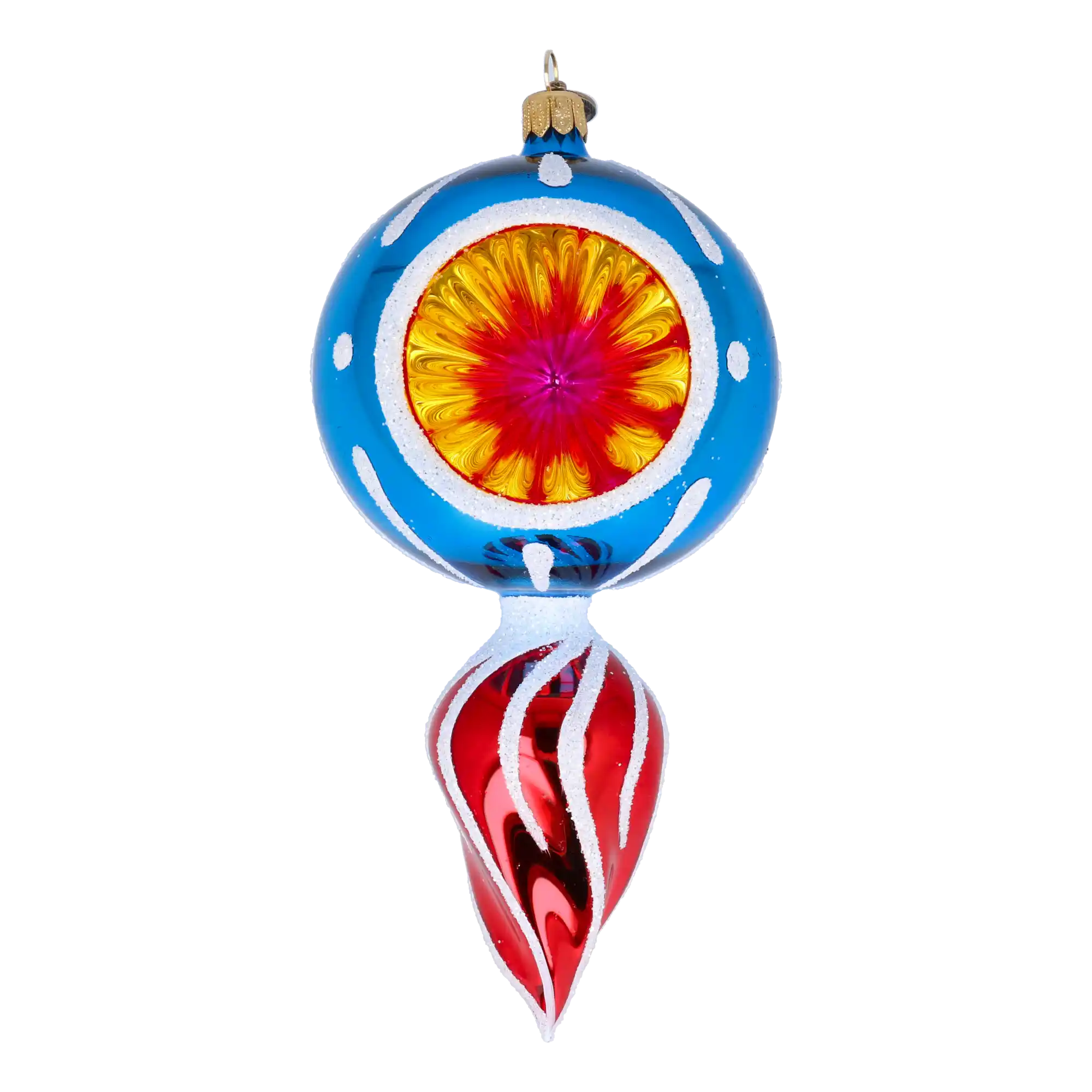 Drop  Handmade Glass Christmas ornament