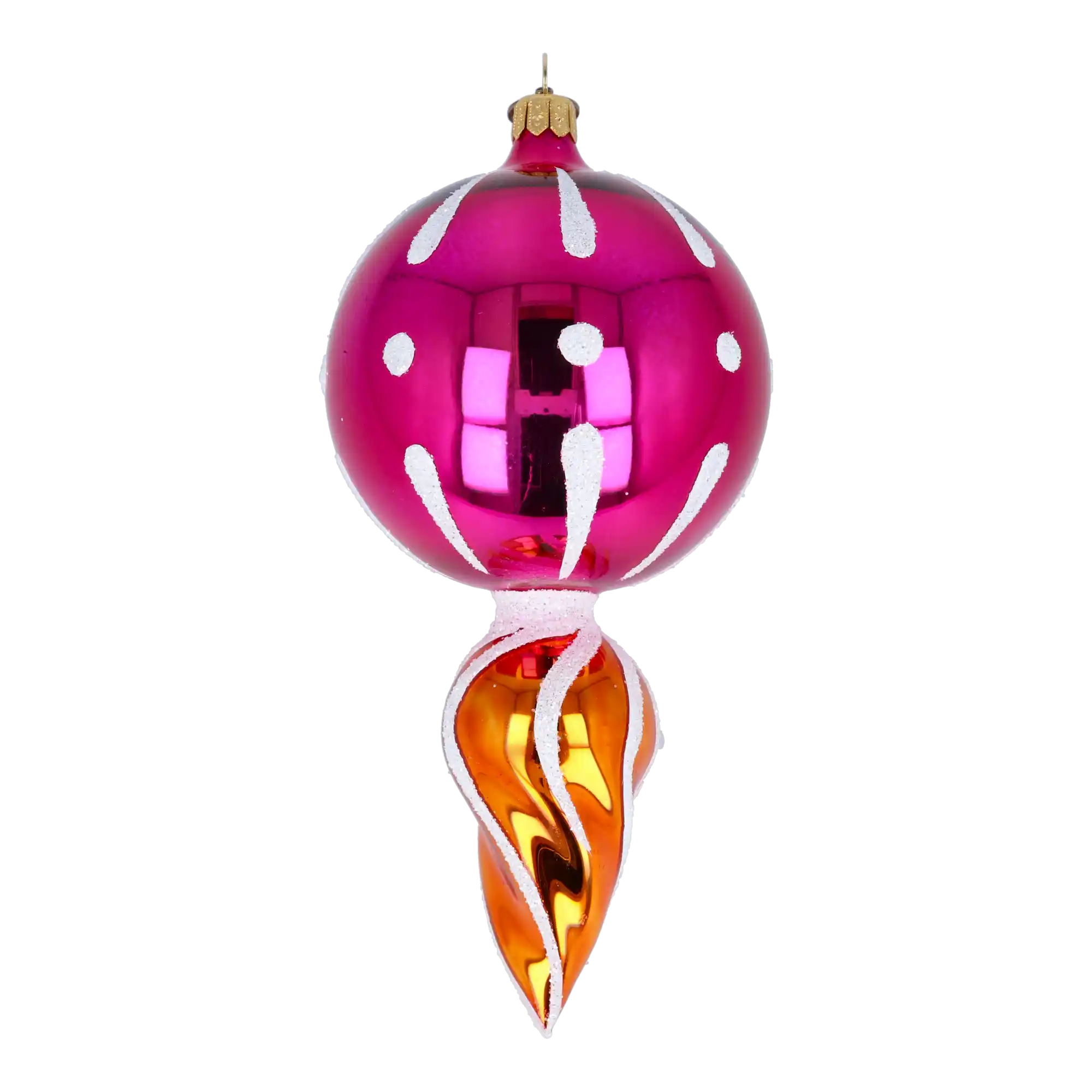 Drop Sunshine. Handmade Glass Christmas ornament
