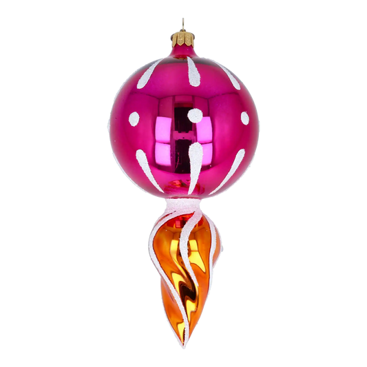 Drop Sunshine. Handmade Glass Christmas ornament