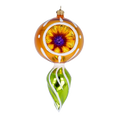 Load image into Gallery viewer, Drop Sunshine. Handmade Glass Christmas ornament
