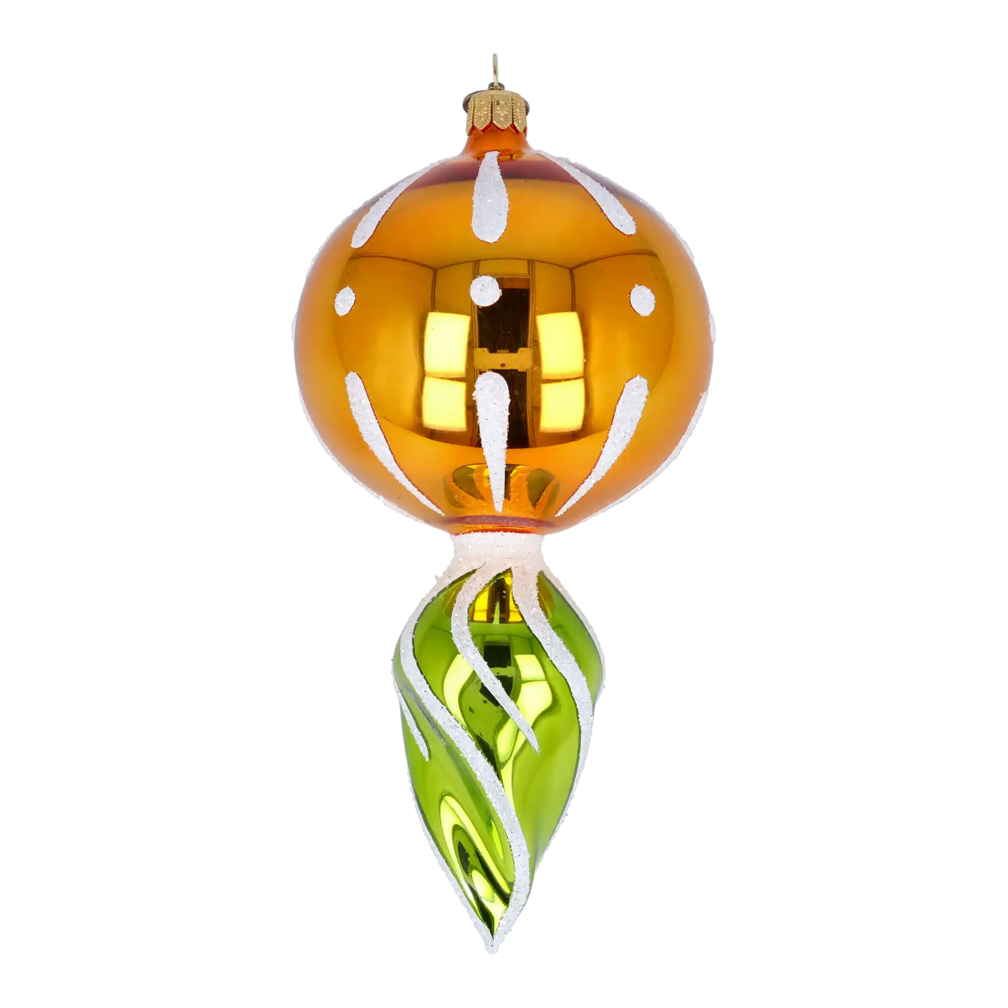 Drop Sunshine. Handmade Glass Christmas ornament