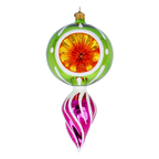 Amber Dusk Mirage | Hand-Painted Glass Ornament | Blubom 2022-318