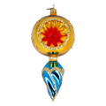 Ember Tide | Hand-Painted Glass Ornament | Blubom 2022-319