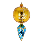 Ember Tide | Hand-Painted Glass Ornament | Blubom 2022-319
