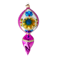 Orchid Zenith Resonance | Hand-Painted Glass Ornament | Blubom 2022-322