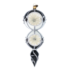 Obsidian Nocturne | Hand-Painted Glass Ornament | Blubom 2022-336