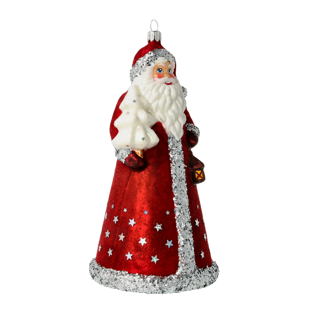 Silent Lantern Patron | Hand-Painted Glass Ornament | Blubom 2022-363