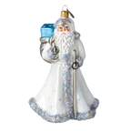 Serene Glacial Envoy | Hand-Painted Glass Ornament | Blubom 2022-364