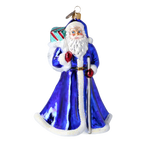 Midnight Wayfarer | Hand-Painted Glass Ornament | Blubom 2022-365
