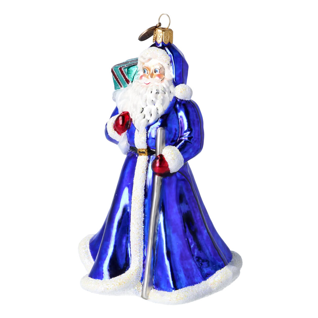 Midnight Wayfarer | Hand-Painted Glass Ornament | Blubom 2022-365