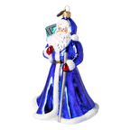 Midnight Wayfarer | Hand-Painted Glass Ornament | Blubom 2022-365