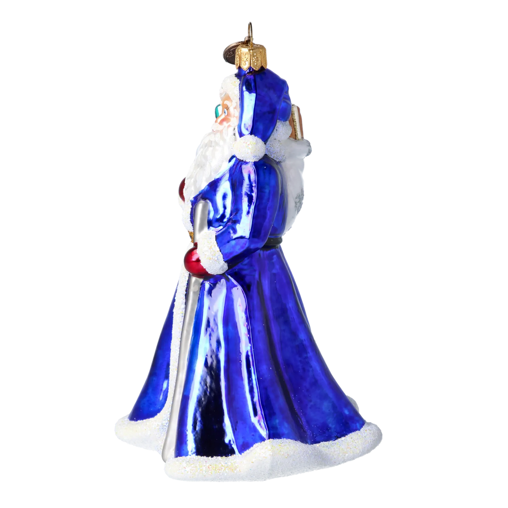 Midnight Wayfarer | Hand-Painted Glass Ornament | Blubom 2022-365