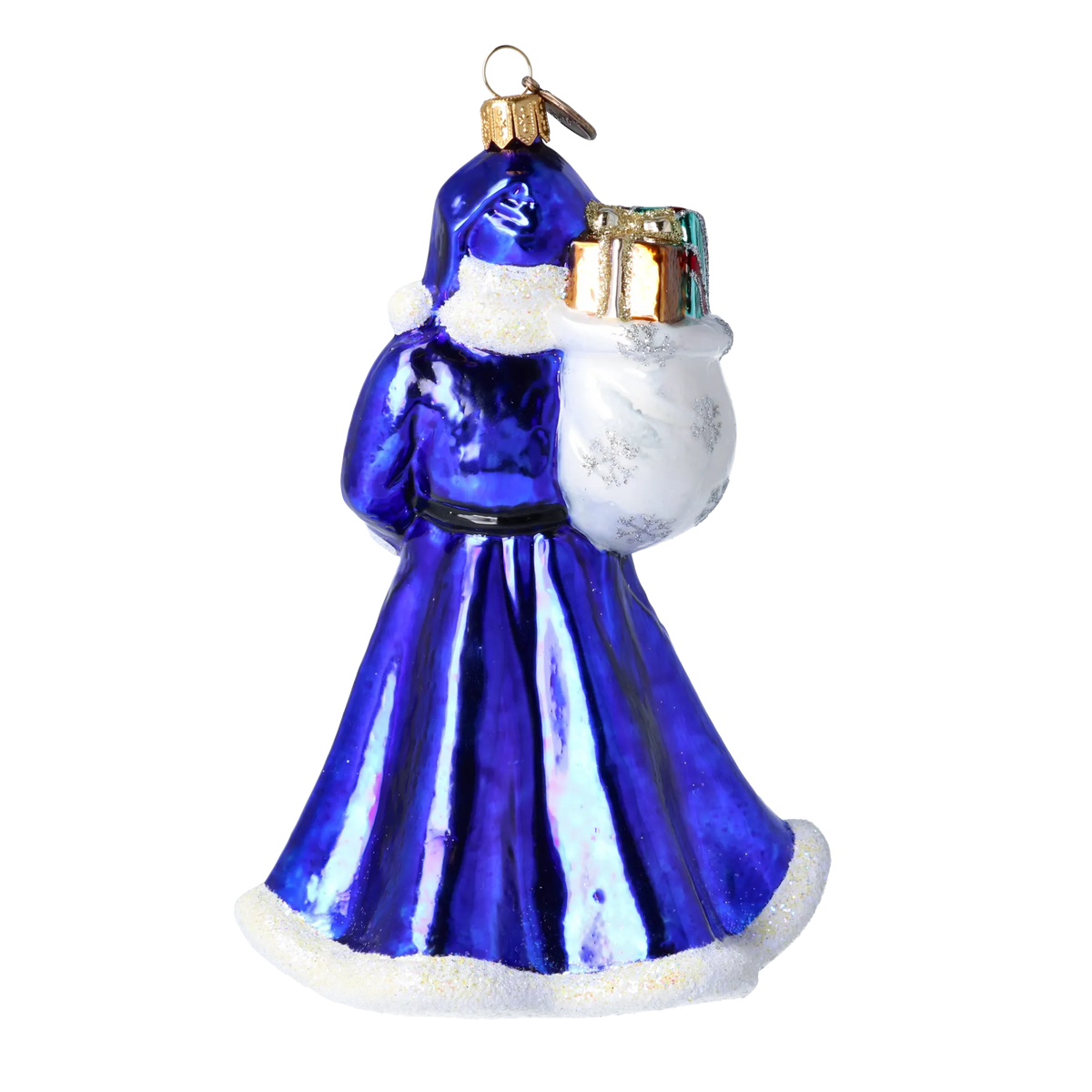 Midnight Wayfarer | Hand-Painted Glass Ornament | Blubom 2022-365