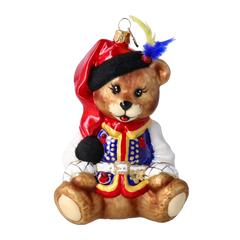 Kraków Folk Santa Teddy