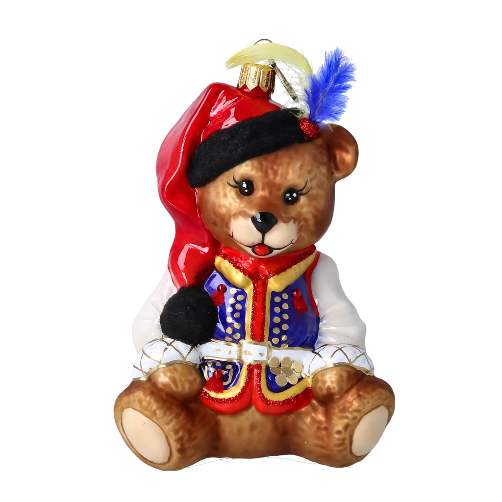 Gallant Heritage Cub | Hand-Painted Glass Ornament | Blubom 2022-372