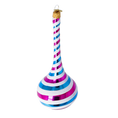 Load image into Gallery viewer, Candy Twist Drop Handmade Glass Christmas ornament
