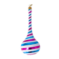 Cerulean Cadence | Hand-Painted Glass Ornament | Blubom 2022-389