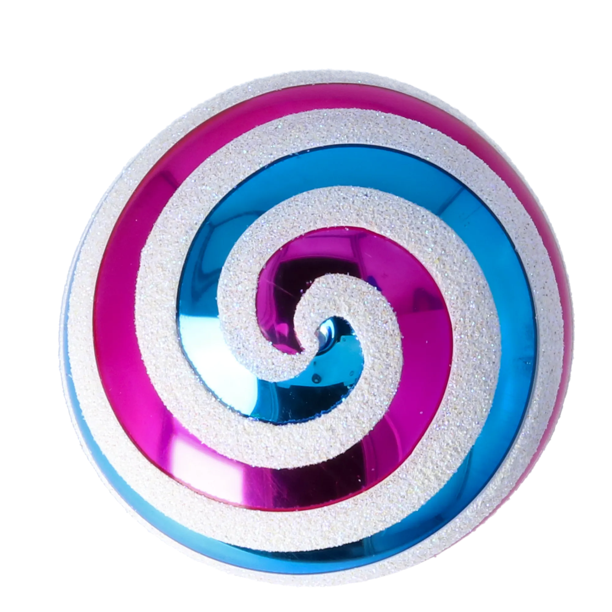 Cerulean Cadence | Hand-Painted Glass Ornament | Blubom 2022-389