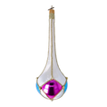 Load image into Gallery viewer, Opal Jewel Drop Handmade Glass Christmas ornament.
