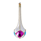 Porcelain Twilight Echo | Hand-Painted Glass Ornament | Blubom 2022-390