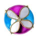 Porcelain Twilight Echo | Hand-Painted Glass Ornament | Blubom 2022-390