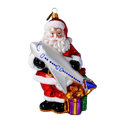 Vigilant Aviator | Hand-Painted Glass Ornament | Blubom 2022-391