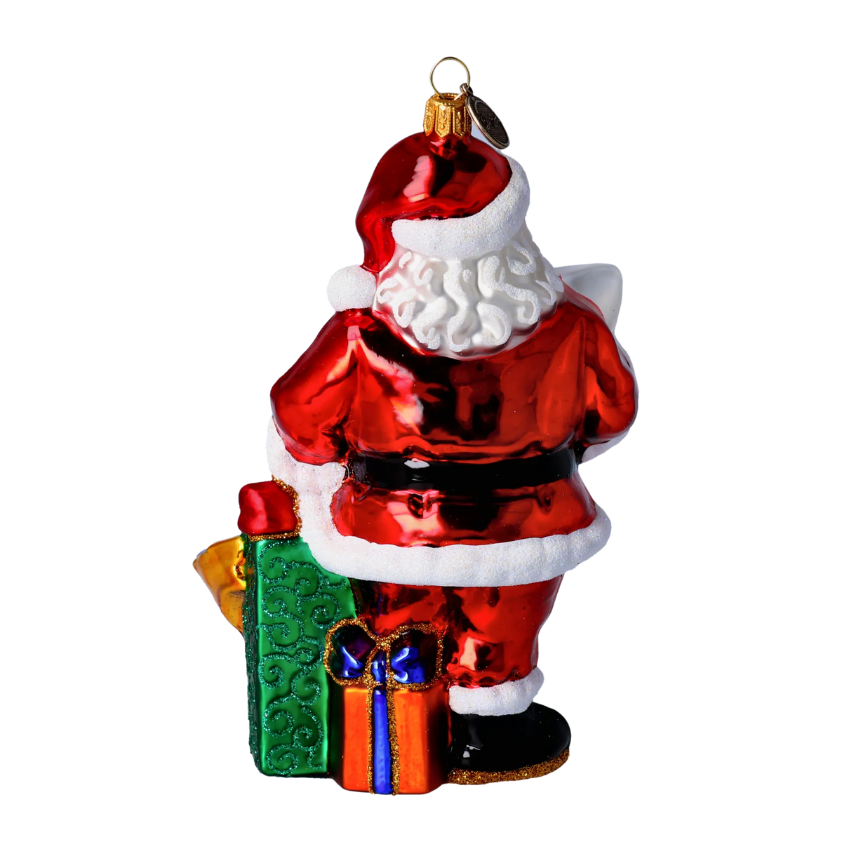 Vigilant Aviator | Hand-Painted Glass Ornament | Blubom 2022-391