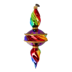 Vivid Rhapsody | Hand-Painted Glass Ornament | Blubom 2022-392