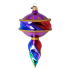 Amethyst Aurora Pulse | Hand-Painted Glass Ornament | Blubom 2022-393