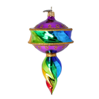 Amethyst Aurora Pulse | Hand-Painted Glass Ornament | Blubom 2022-393