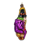 Sly Midnight Sojourn | Hand-Painted Glass Ornament | Blubom 2022-399