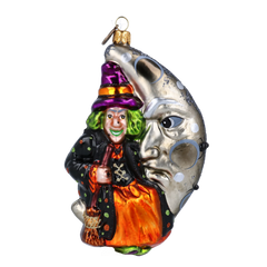 Moonlit Witch in Silver & Black