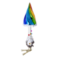 Load image into Gallery viewer, Hand Painted Rainbow Mushroom Ornament
