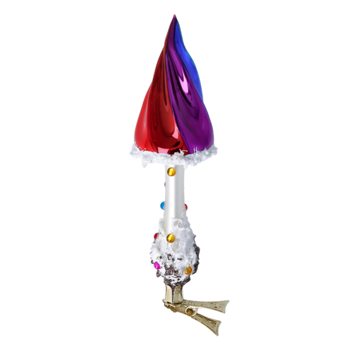 Vibrant Aurora | Hand-Painted Glass Ornament | Blubom 2022-405