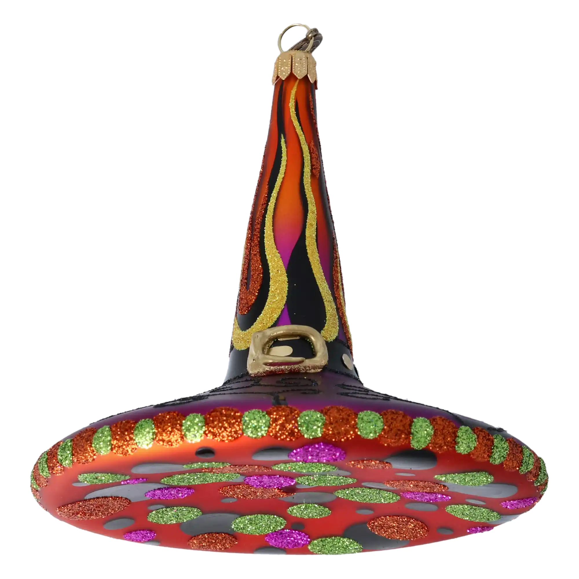 Magic Witch's Hat - Flaming Patterns